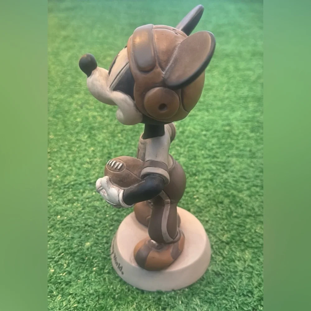 Disney Mickey Mouse Football Cake Topper - Brown and Black